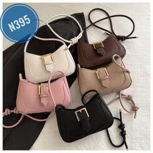 Korean version of niche design fashion bag autumn new style light luxury personality aesthetic leisure single shoulder crescent Bag Code-N395